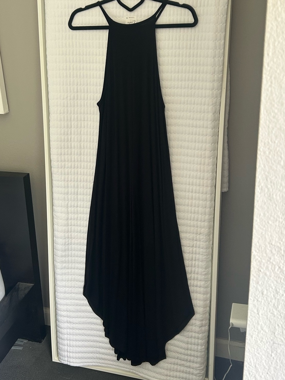 Livi by Olivia Rae Black High-Neck High-Low Maxi Dress - Picture 9 of 9